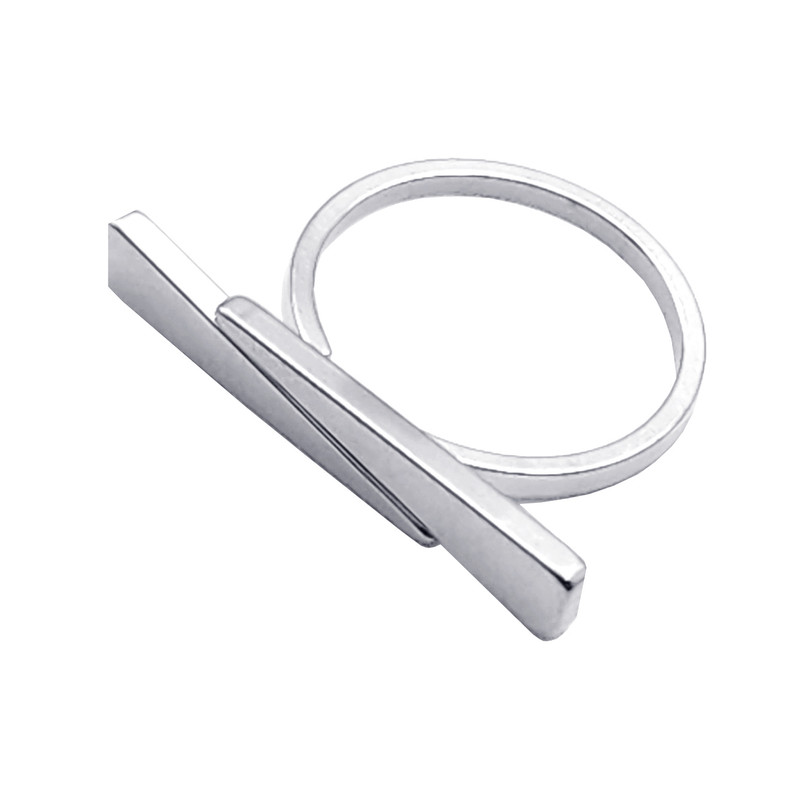 انگشتر زنانه مدل مثلث كد RNG22-SV