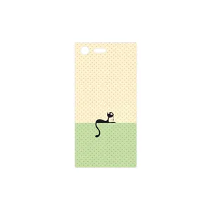 MAHOOT Minimal Internet Cat Icon Cover Sticker for Sony Xperia X Compact