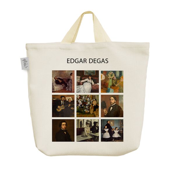 ساک خرید خندالو مدل Edgar Degas کد 859