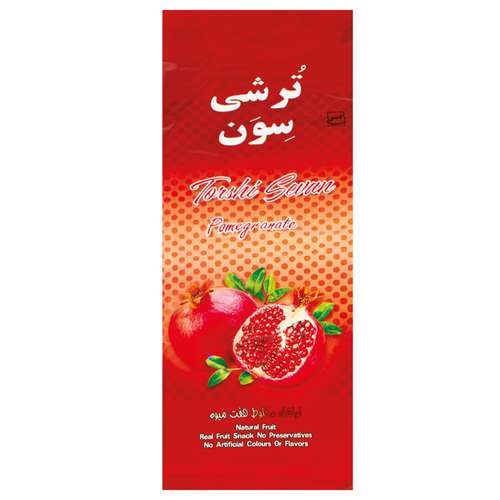 لواشک مخلوط هفت میوه انار - 60 گرم بسته 20 عددی