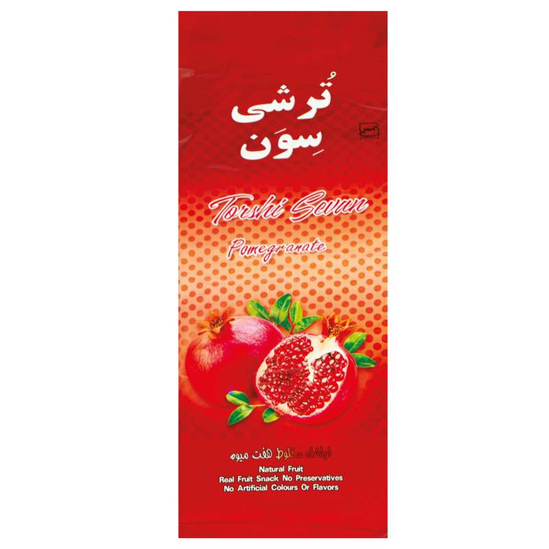 لواشک مخلوط هفت میوه انار - 25 گرم بسته 20 عددی