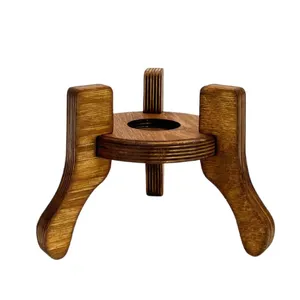 وارمر قوری مدل چوبی پایه دار کد VG01