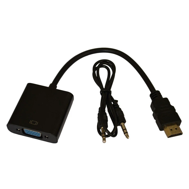 عکس شماره 2 : مبدل hdmi به vga مدل 5855 به همراه کابل aux