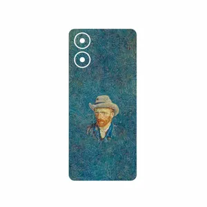 MAHOOT Self portrait with a gray felt hat Cover Sticker for Motorola Moto G04