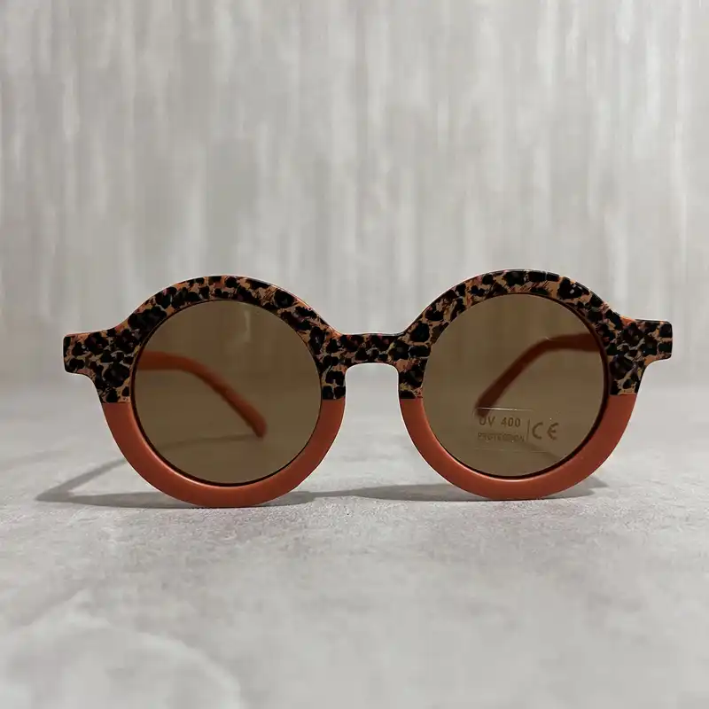 عینک آفتابی بچگانه مدل پلنگی کد AJO 44