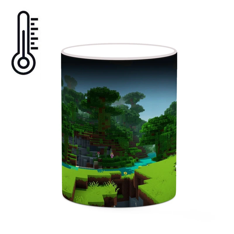 ماگ حرارتی کاکتی طرح ماینکرافت minecraft مدل mgh41120