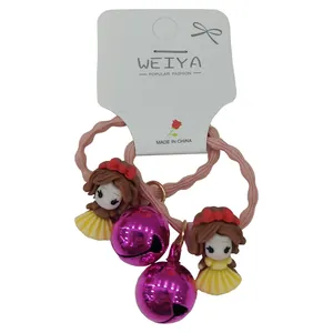 کش مو دخترانه مدل زنگوله ای بسته 2 عددی