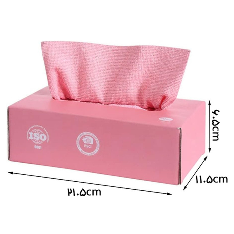 دستمال آشپزخانه مدل جعبه ای مجموعه 20 عددی دستمال آشپزخانه مدل جعبه ای مجموعه 20 عددی