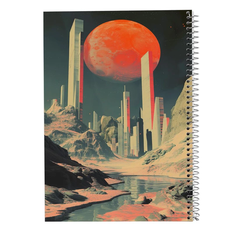 دفتر لیست خرید 50 برگ مدوپد مدل ماه کد DF15487