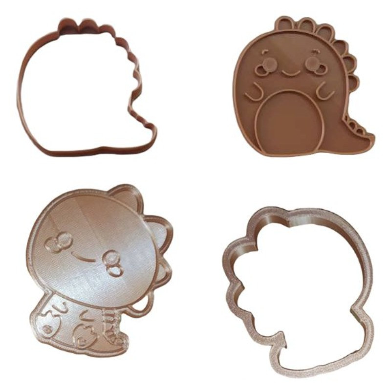 ابزار تزیین فوندانت مدل دایناسور بسته 4 عددی