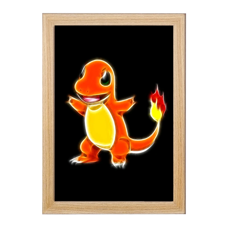 تابلو خندالو مدل هیتوکاگه انیمه پوکمون  کد 17398