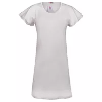 پیراهن زنانه کوزا مدل آستین چین دار کد 9230 رنگ سفید