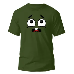 تی شرت آستین کوتاه زنانه مدل شکلک ایموجی کد 111