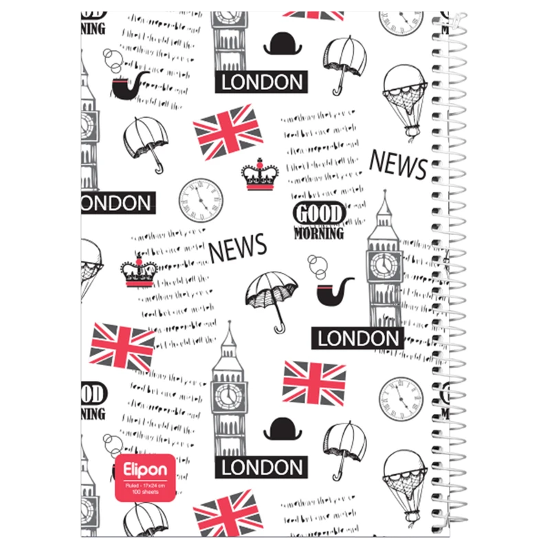  دفتر مشق 100 برگ الیپون کد 2421293