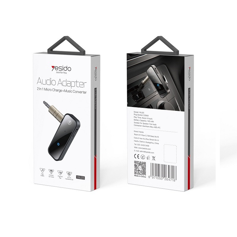 گیرنده صدا بلوتوثی یسیدو مدل yau25