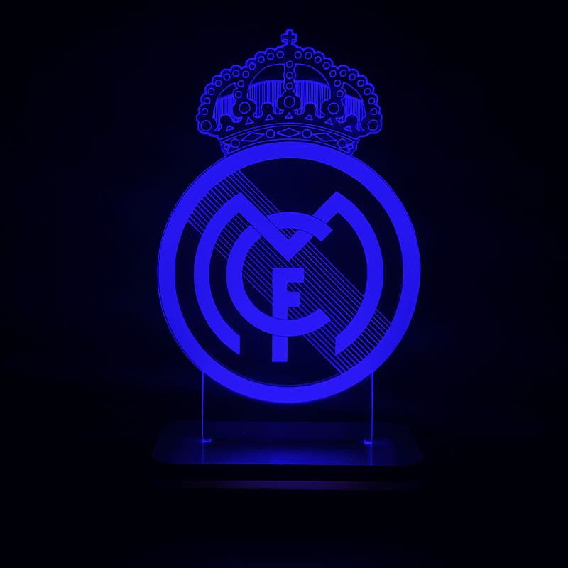 چراغ خواب سان لیزر طرح رئال مادرید مدل کلید دار