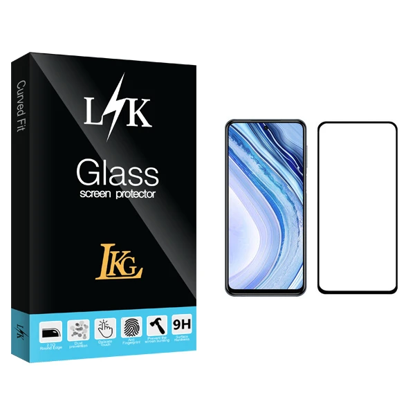 محافظ صفحه نمایش ال کا جی مدل LK Glass مناسب برای گوشی موبایل شیائومی Redmi Note 9 Pro Max