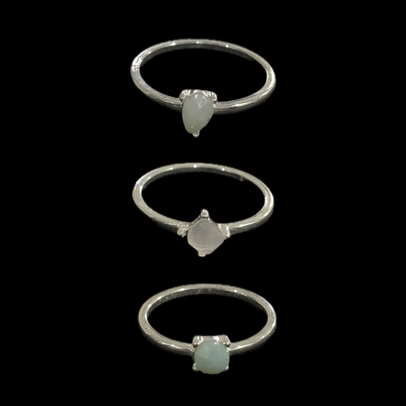 انگشتر زنانه مدل 3466 بسته ۳ عددی