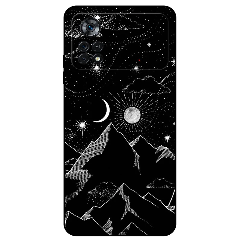 کاور مگافون طرح کوه مدل 8078 مناسب برای گوشی موبایل شیائومی Poco X4 Pro 5G