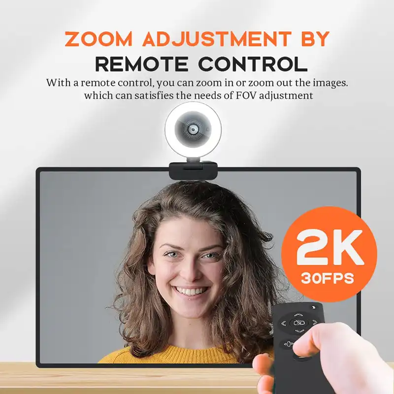 وب کم مدل 2k autofocus with remote control