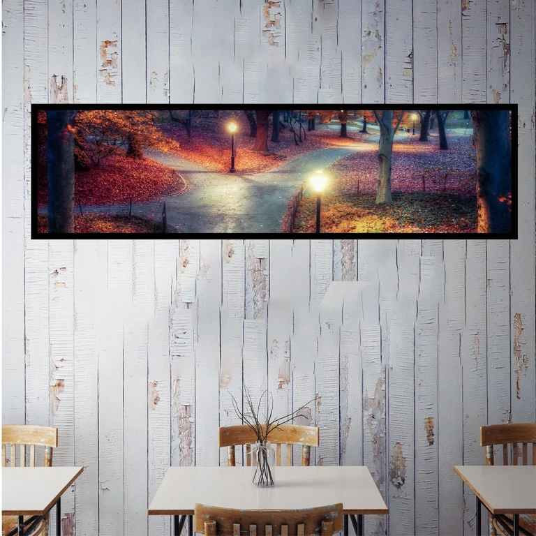 تابلو بکلیت طرح طبیعت منظره پاییزی مدل کشیده B-7557