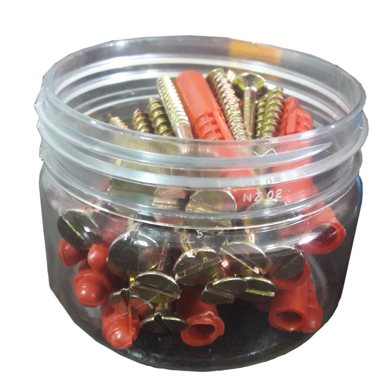 پیچ و رول پلاک مدل PR60 بسته 60 عددی