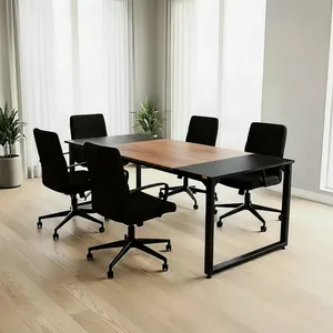 میز جلسه دیزم مدل مونتاژی TLD_asm_180×90_Tri_BALIGHT