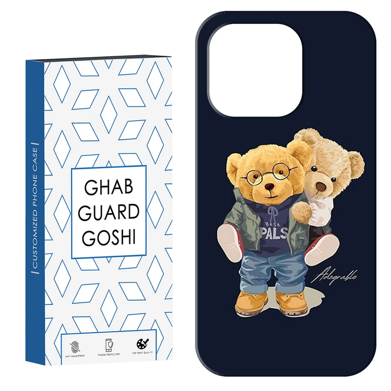 کاور قاب گارد گوشی طرح تدی کد Dimo-599 مناسب برای گوشی موبایل اپل  IPHONE 14 PRO MAX   