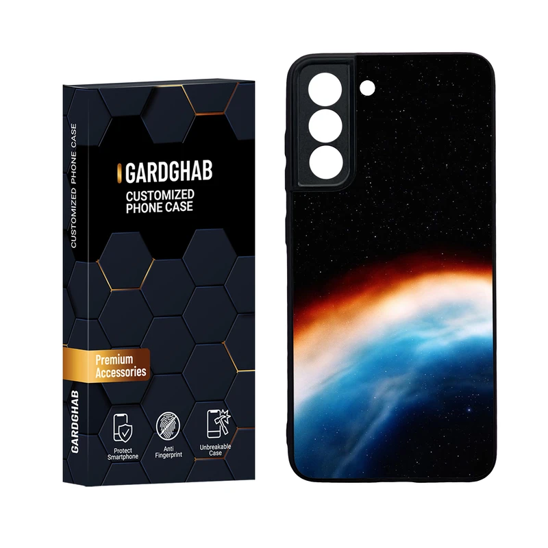   کاور گارد قاب مدل دور ژله ای پشت گلس ساده مناسب برای گوشی موبایل سامسونگ Galaxy S21 FE
