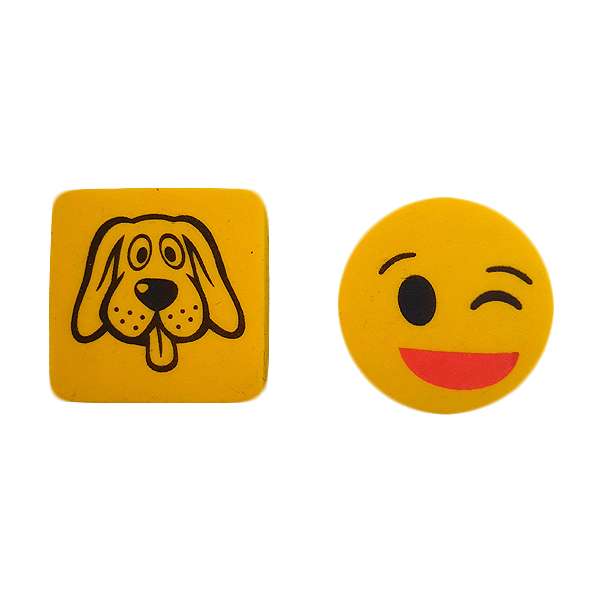 تخته پاک کن مدل مغناطیسی طرح سگ و لبخند بسته 2 عددی