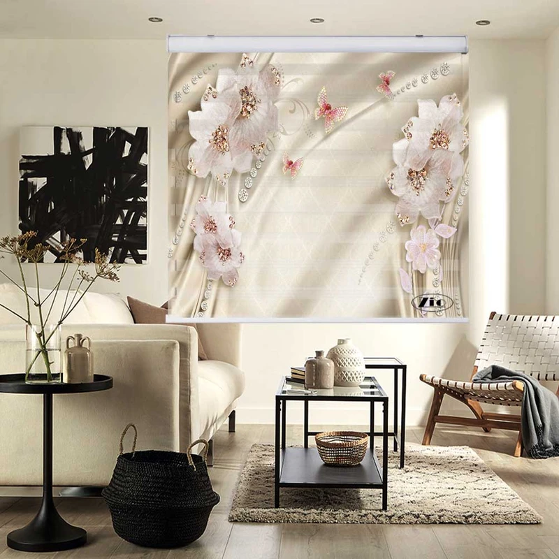 پرده زبرا زیو کد 3D1295 سایز 150x200 سانتی متر