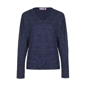 بلوز زنانه افراتین مدل آنغوره کد 7529 رنگ سرمه ای