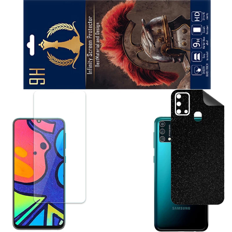 محافظ صفحه نمایش اینفینیتی مدل PRO مناسب برای گوشی موبایل سامسونگ GALAXY M21S به همراه برچسب پوششی
