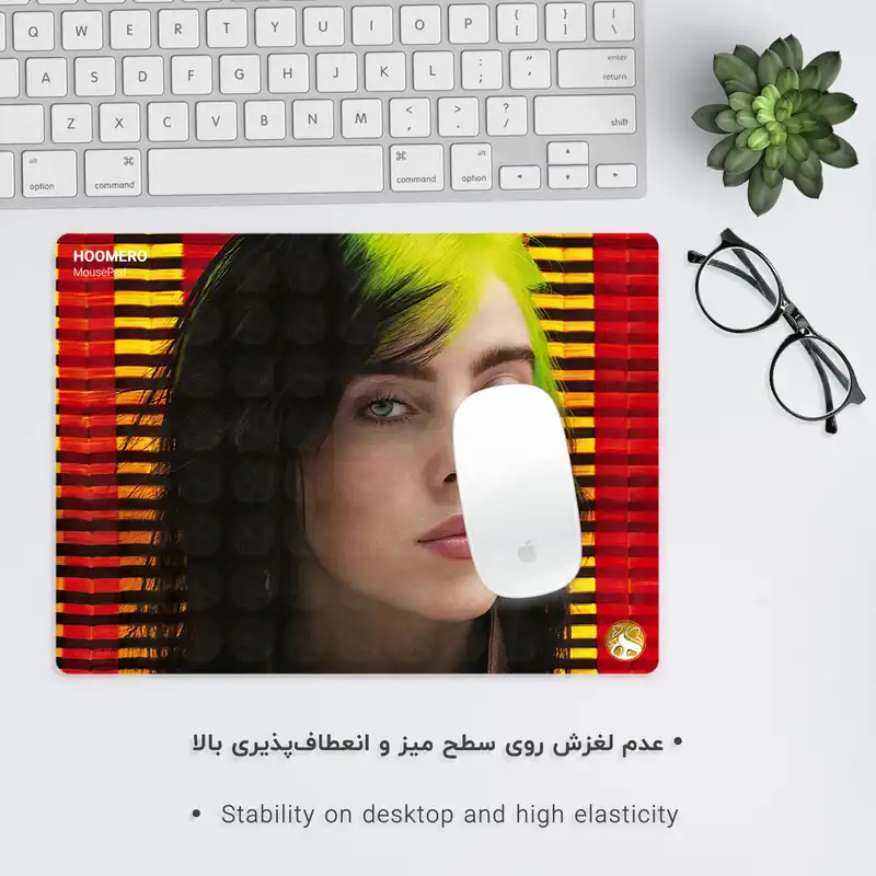 ماوس پد هومرو مدل A6295 طرح بیلی آیلیش