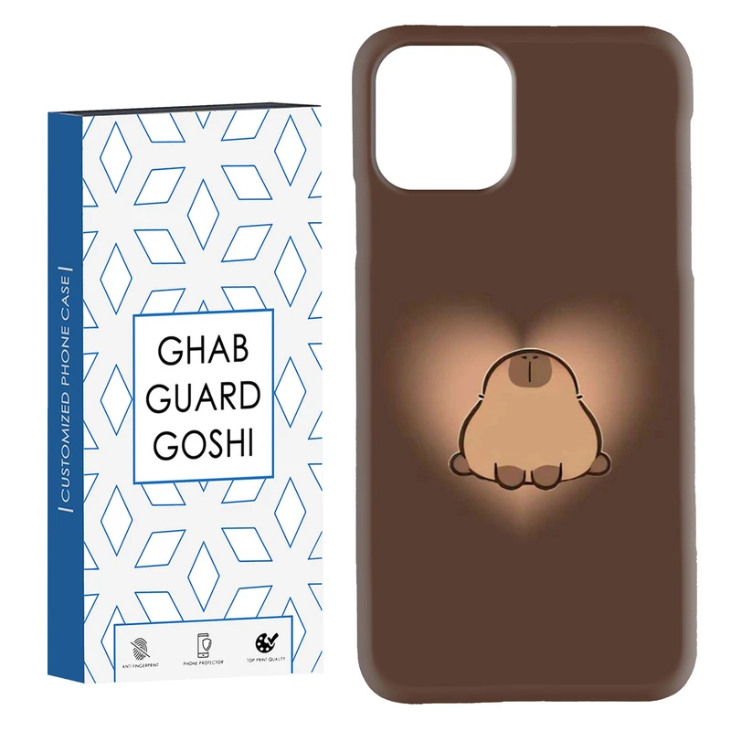 کاور قاب گارد گوشی طرح قلب خرسی کد Dimo-870 مناسب برای گوشی موبایل اپل  IPHONE 11 PRO MAX
