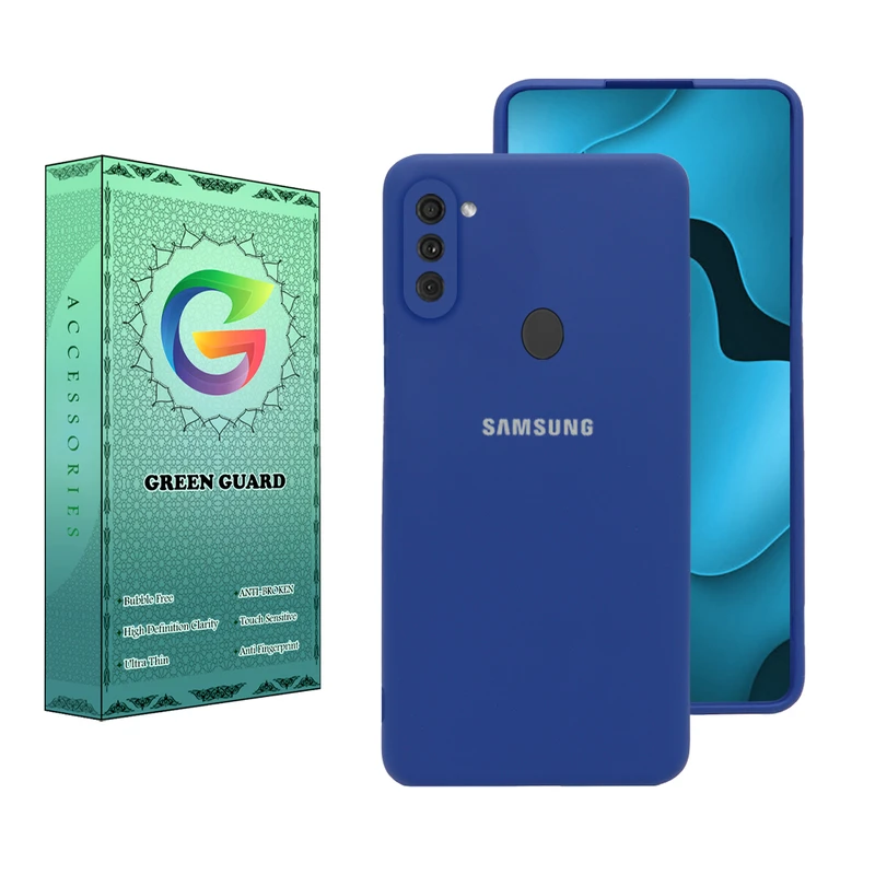کاور گرین گارد مدل Saro طرح سیلیکونی مناسب برای گوشی موبایل سامسونگ Galaxy A11