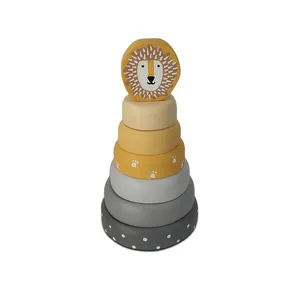 بازی فکری برج هیجان طرح شیر مدل MKids56-D-B