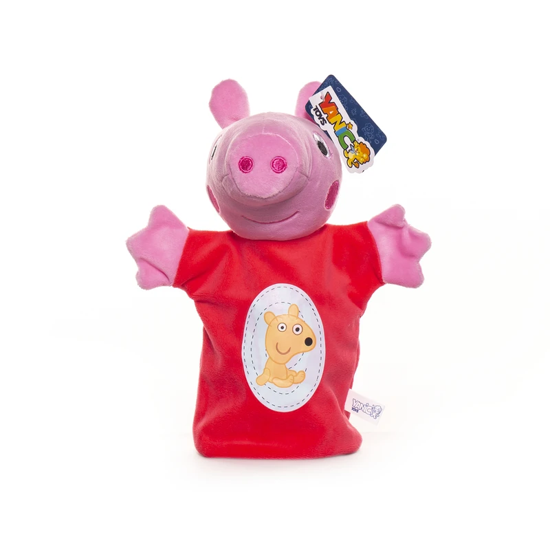  عروسک یانیک مدل نمایشی پپاپیک دختر کد 100220 ارتفاع 25 سانتی متر