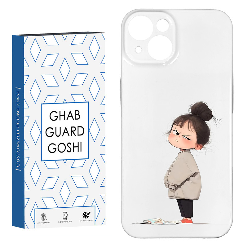 کاور قاب گارد گوشی طرح فانتزی دختر ملوس  کد HARD-017   مناسب برای گوشی موبایل اپل IPHONE 13 / 14