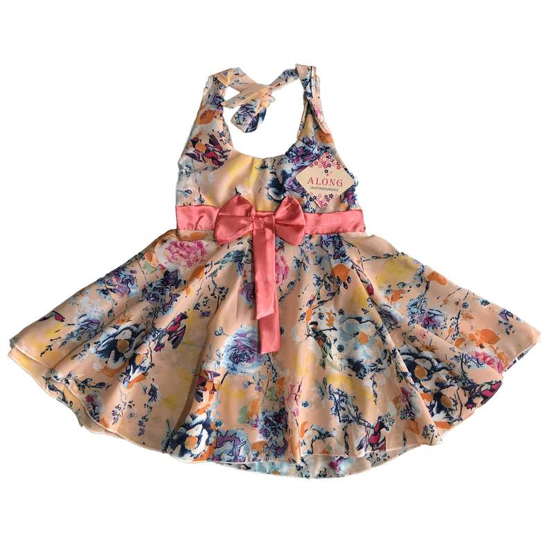 پیراهن دخترانه مدل بهار S607p