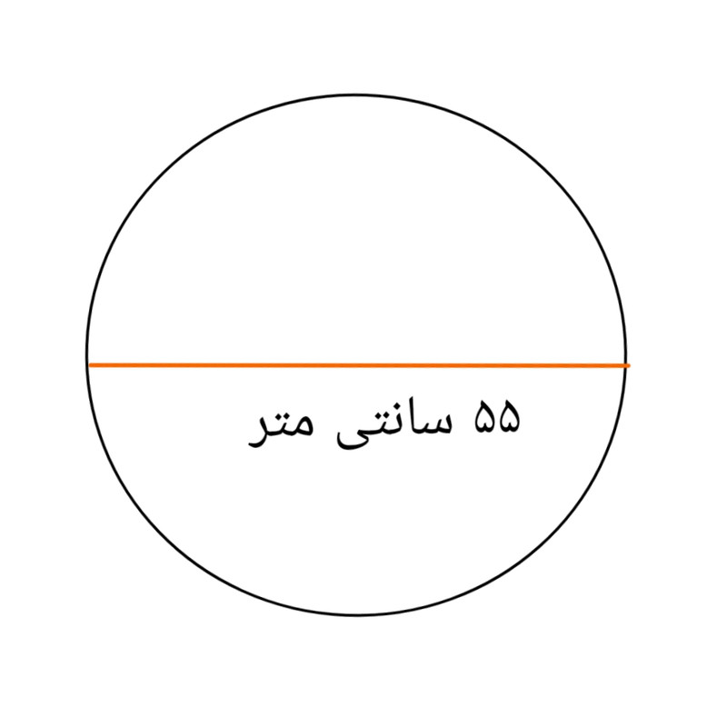 آینه مدل گرد کدsw55