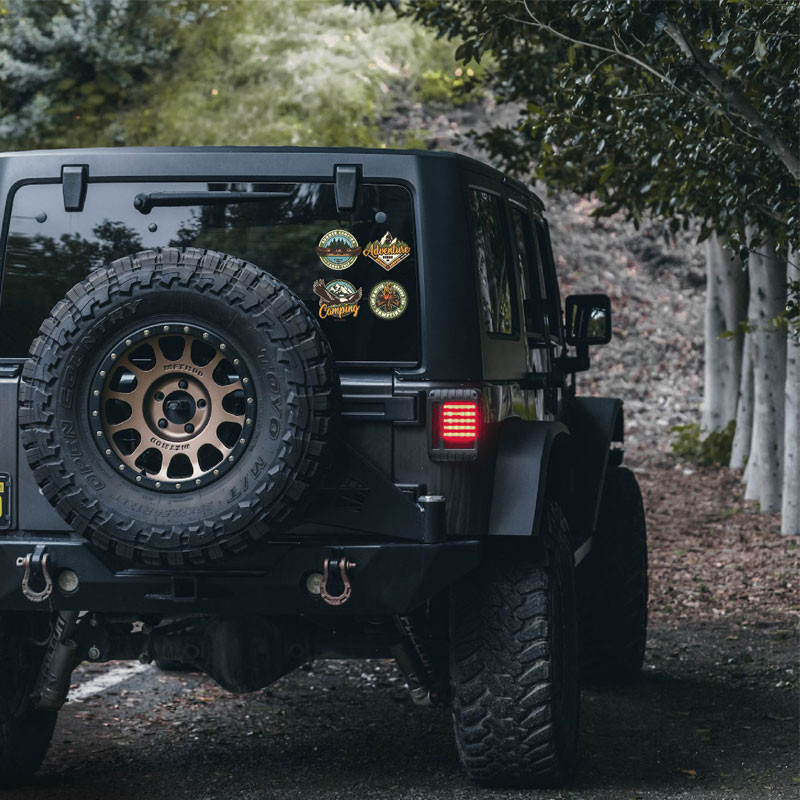 برچسب بدنه خودرو رایسان طرح آفرود کد OF0082