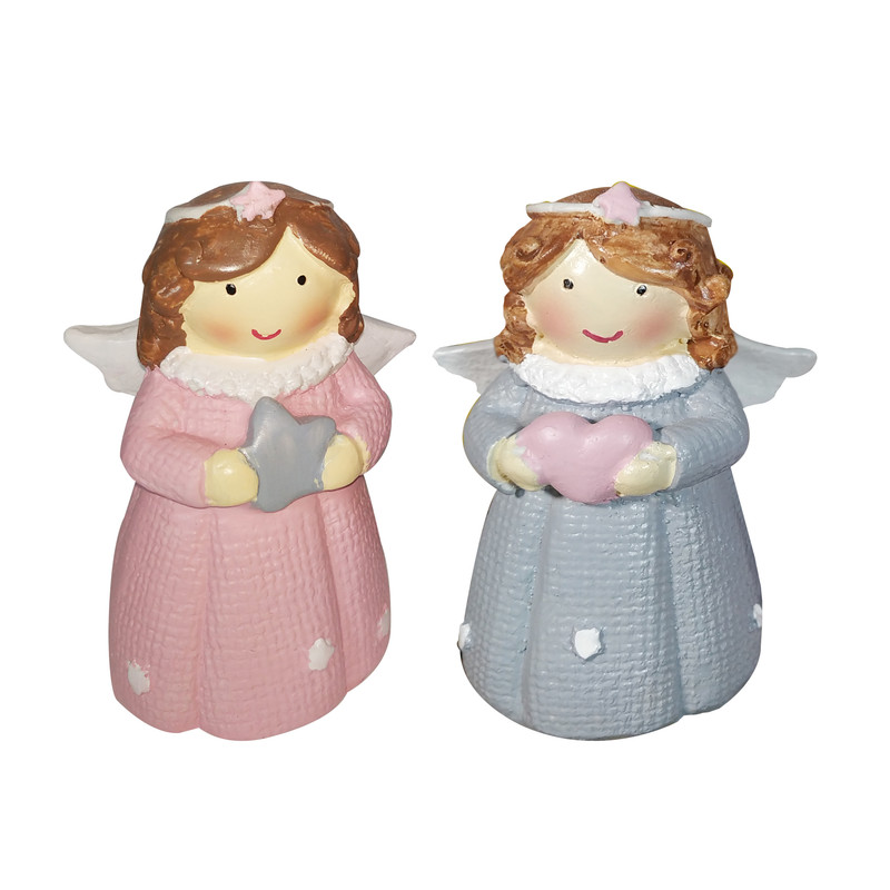 مجسمه طرح فرشته مدل کاراجا مجموعه 2 عددی