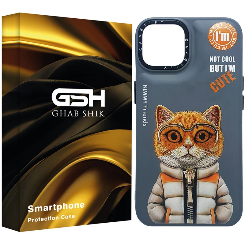 کاور قاب شیک مدل سیلیکونی طرح پوفی مناسب برای گوشی موبایل اپل IPhone 13 / 14