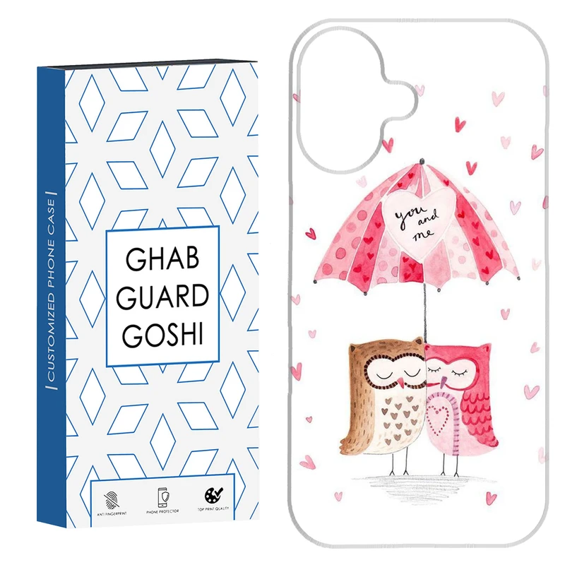 کاور قاب گارد گوشی طرح جغد کد Dimo-758 مناسب برای گوشی اپل Iphone 16     