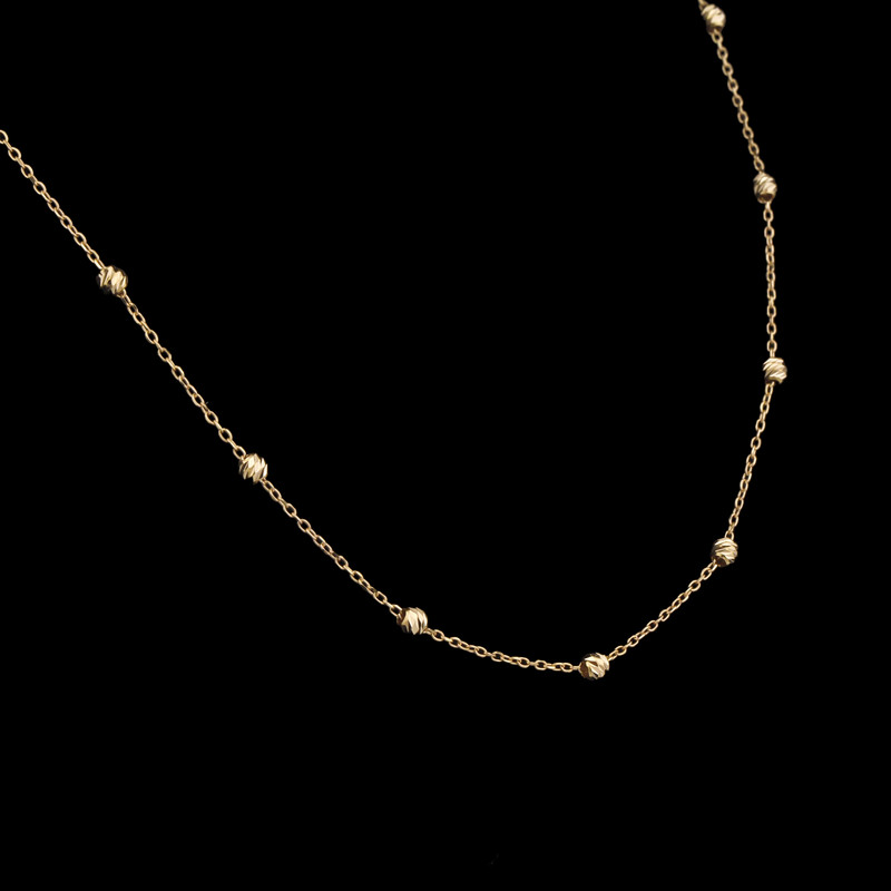 گردنبند طلا 18 عیار زنانه گالری شیدا مجد مدل البرنارد