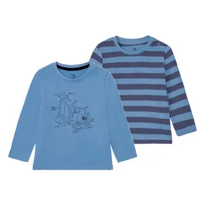 تی شرت آستین بلند پسرانه لوپیلو مدل لودر AT300 مجموعه 2 عددی