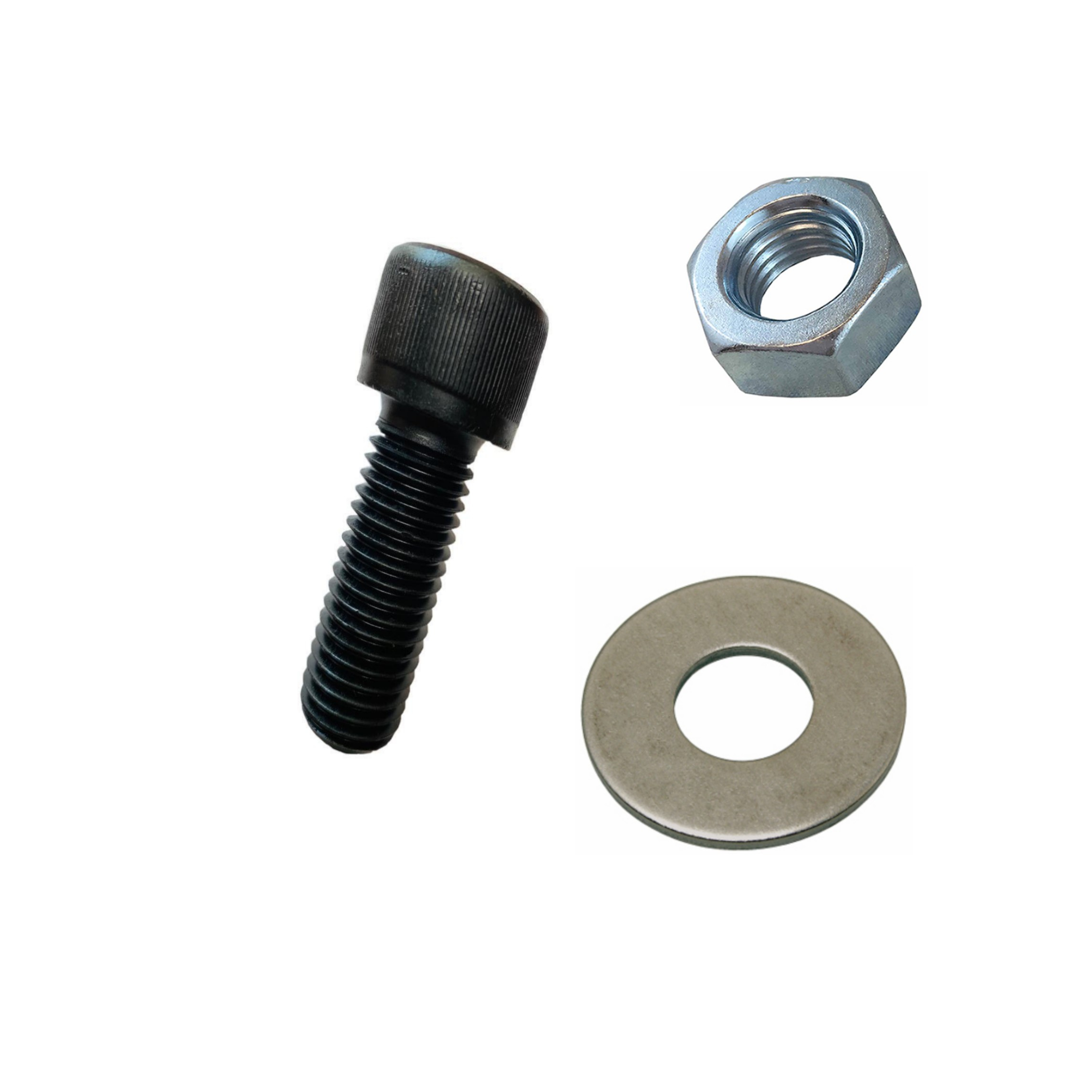 پیچ و مهره و واشر مدل M6-25 کد S2187 مجموعه ۲۵ عددی