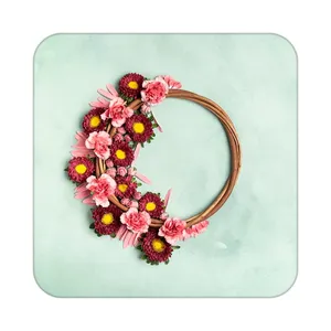 زیر لیوانی کاکتی طرح گل مدل mp17035