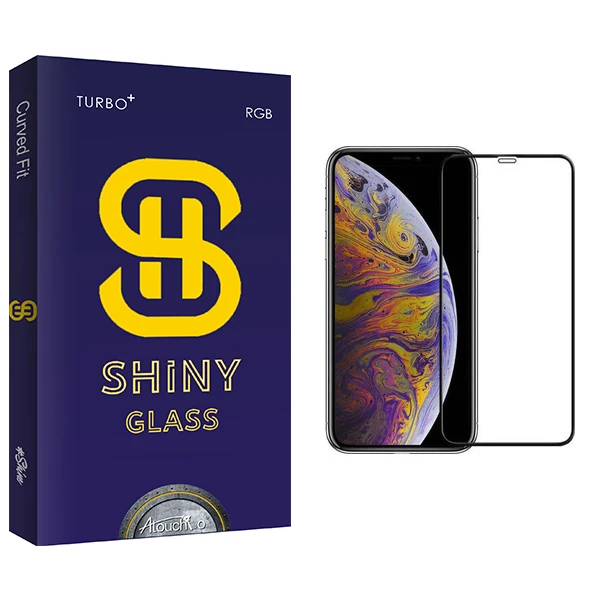 محافظ صفحه نمایش آتوچبو مدل Shiny Glass مناسب برای گوشی موبایل  اپل Iphone X/Xs